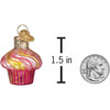 Old World Christmas Blown Glass Ornament for Christmas Tree, Gumdrops (Mini) Collection, Cupcake