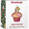 Old World Christmas Blown Glass Ornament for Christmas Tree, Gumdrops (Mini) Collection, Cupcake