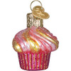 Old World Christmas Blown Glass Ornament for Christmas Tree, Gumdrops (Mini) Collection, Cupcake