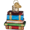 Old World Christmas Blown Glass Ornament for Christmas Tree, Gumdrops (Mini) Collection, Stack of Books