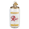 Old World Christmas Blown Glass Ornament for Christmas Tree, Rainier Beer Can