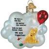 Old World Christmas Blown Glass Ornament for Christmas Tree, Winnie & Piglet Together