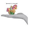 Old World Christmas Blown Glass Ornament for Christmas Tree, Playful Pony