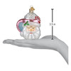 Old World Christmas Blown Glass Ornament for Christmas Tree, Papa Noel Mug