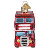 Old World Christmas Blown Glass Ornament for Christmas Tree, The Rolling Stones British Bus