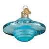 Old World Christmas Blown Glass Ornament for Christmas Tree, Planet Uranus