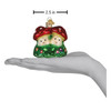 Old World Christmas Blown Glass Ornament for Christmas Tree, Happy Mushrooms