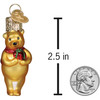 Old World Christmas Blown Glass Ornament for Christmas Tree, Gumdrops (Mini) Collection, Winnie with Gift
