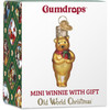 Old World Christmas Blown Glass Ornament for Christmas Tree, Gumdrops (Mini) Collection, Winnie with Gift