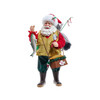 Kurt Adler Fabriché Fisherman Santa Standing Christmas Figurine, 10.5"