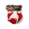 Kurt Adler Fabriche Christmas Figurine Collection, Wine Santa, 10.5in