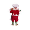 Kurt Adler Fabriche Christmas Figurine Series, Gingerbread Santa, 10.5in