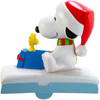 Kurt Adler Christmas Stocking Holder, Peanuts Snoopy & Woodstock, 4.5in