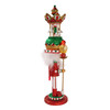 Kurt Adler Hollywood Nutcrackers Collection, Musical Carousel Hat, 15"