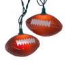 Kurt Adler Indoor/Outdoor UL 10-Light Football Light Set, 9ft