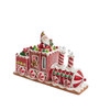 Kurt Adler Battery-Operated LED Lighted Table Piece, Gingerbread Junction Train, 7.5"