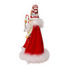 Kurt Adler Wooden Hollywood Nutcracker, Gingerbread Candy Santa, 15in