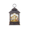 Kurt Adler Battery-Operated LED Water Lantern, Nativity Scene, 11in
