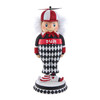 Kurt Adler Resin Hollywood Nutcracker, Tweedle Dum, Red, 14.5in Kurt Adler Resin Hollywood Nutcracker, Tweedle Dum, Red, 14.5in