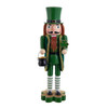 Kurt Adler Wooden Nutcracker, Leprechaun Soldier, 14in Kurt Adler Wooden Nutcracker, Leprechaun Soldier, 14in