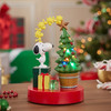 Kurt Adler Light Up Musical Tabletop Figurine, Peanuts Snoopy & Woodstock