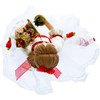 Kurt Adler Wind-Up Musical Tabletop Decor, Clara with Nutcracker from The Nutcracker Suite, 11.5"