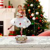 Kurt Adler Wind-Up Musical Tabletop Decor, Clara with Nutcracker from The Nutcracker Suite, 11.5"