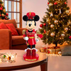 Kurt Adler Wooden Nutcrackers, Minnie Mouse Marching Band Leader, 10"