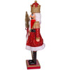 Kurt Adler Wooden Nutcrackers, Red and Gold King, 24"