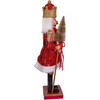 Kurt Adler Wooden Nutcrackers, Red and Gold King, 24"