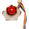Kurt Adler Wooden Nutcrackers, Gay Pride Nutcracker with Colorful Pride Flag, 12"