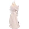 Kurt Adler Hollywood Wooden Nutcracker Collection, Battery Operated White Winter LED Hat, 15"