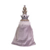 Kurt Adler Hollywood Wooden Nutcracker Collection, White Fur King 18"
