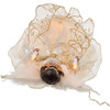 Kurt Adler Lighted Christmas Tree Treetop, 10-Lights, African American Angel, Ivory & Gold, 12"