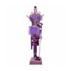 Kurt Adler Hollywood Wooden Nutcracker Collection, Purple King, 16"