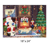 Old World Christmas Holiday Puzzle, Santa Checking His List, 24" x 18"