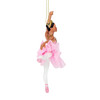 Kurt Adler Resin Ornament for Christmas Tree, African American Ballerina