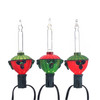Kurt Adler Indoor/Outdoor UL 7-Light Holly Leaves & Berries Bubble Light Set, 11.5ft