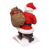Kurt Adler Fabriché Christmas Figurine, Coca-Cola Santa in Chimney, 10.5in