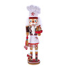 Kurt Adler Hollywood Nutcrackers Collection, Wooden Gingerbread Chef, 15.5"