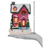 Old World Christmas Resin Lighted Holiday Figurine, Holiday House, 7in