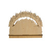 Kurt Adler Battery-Operated Lighted LED Wooden Village House With Ice Skiers Table Piece, 18"