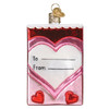 Old World Christmas Blown Glass Ornament for Christmas Tree, Conversation Candy Hearts