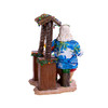 Kurt Adler Fabriché Beach Santa Sitting at Tiki Bar Standing Christmas Display