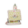 Kurt Adler Battery-Operated LED Light Up Pastel Gingerbread House, 12.5"