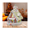 Kurt Adler Battery-Operated LED Light Up Pastel Gingerbread House, 12.5"