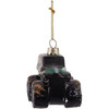 Kurt Adler Glass Ornament for Christmas Tree, Monster Jam Grave Digger, 6"