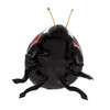 Kurt Adler Noble Gems Glass Ornament for Christmas Tree, Ladybug, 3"