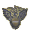 Kurt Adler Metal Ornament for Christmas Tree, U.S. Marine Corps Eagle with Seal, 4"
