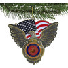 Kurt Adler Metal Ornament for Christmas Tree, U.S. Marine Corps Eagle with Seal, 4"